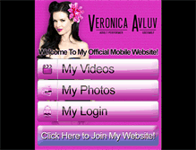 Tablet Screenshot of clubveronicaavluv.com